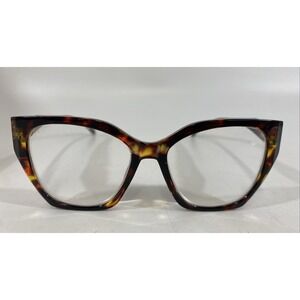 Nicole Miller Readers CatEye Glasses NM326  +2.50 Chunky Brown Acetate Tortoise
